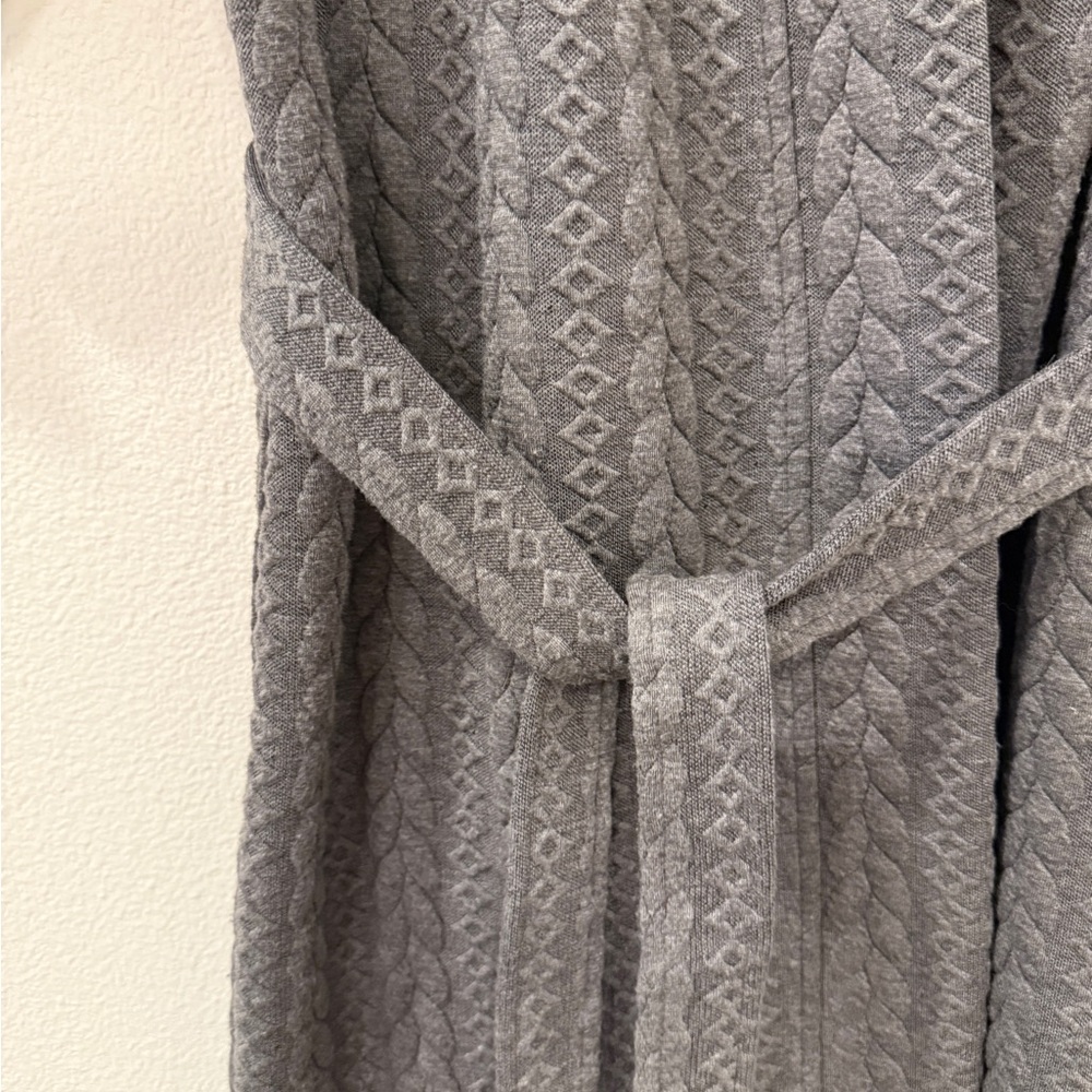 Bollie Brand Women's Comfy Gray Robe - Picture 8 of 11